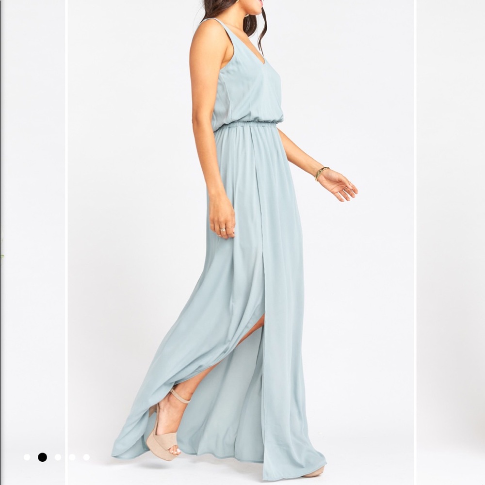 ShowMeYourMumu Silver Sage Bridesmaid dress